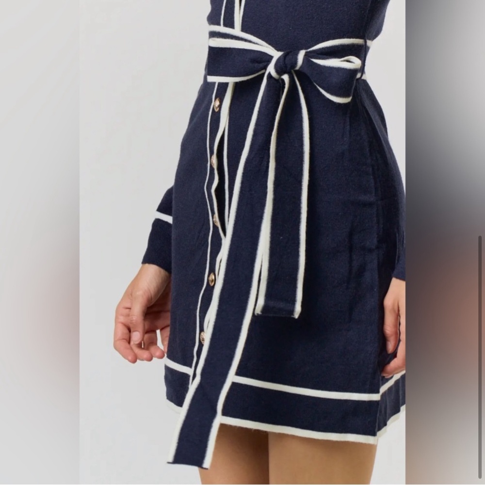 916. The Nautical Board ⚓️ Sweater Dress - Picture 3 of 6